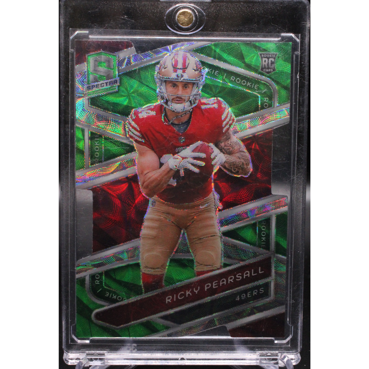 2024 Panini Spectra Football - Ricky Pearsall 124 - Green Scope /30