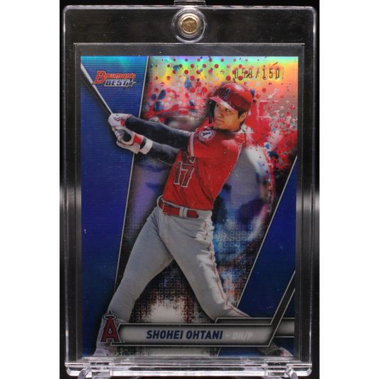 2019 Bowman's Best Baseball - Shohei Ohtani 33 - Blue /150