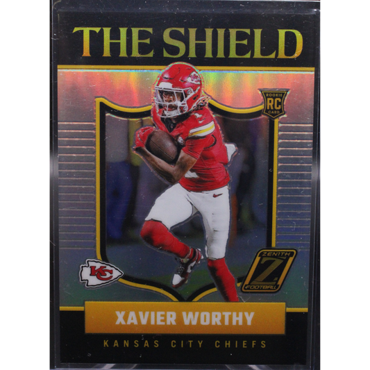 2024 Panini Zenith Football - Xavier Worthy 7 - The Shield