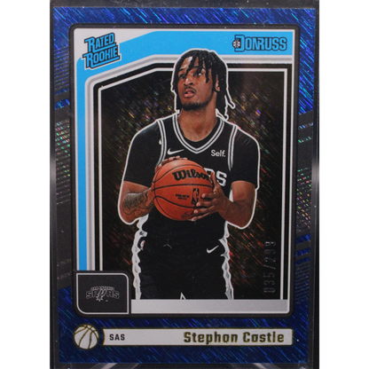 2024-25 Donruss Stephon Castle 244 Rated Rookie /299