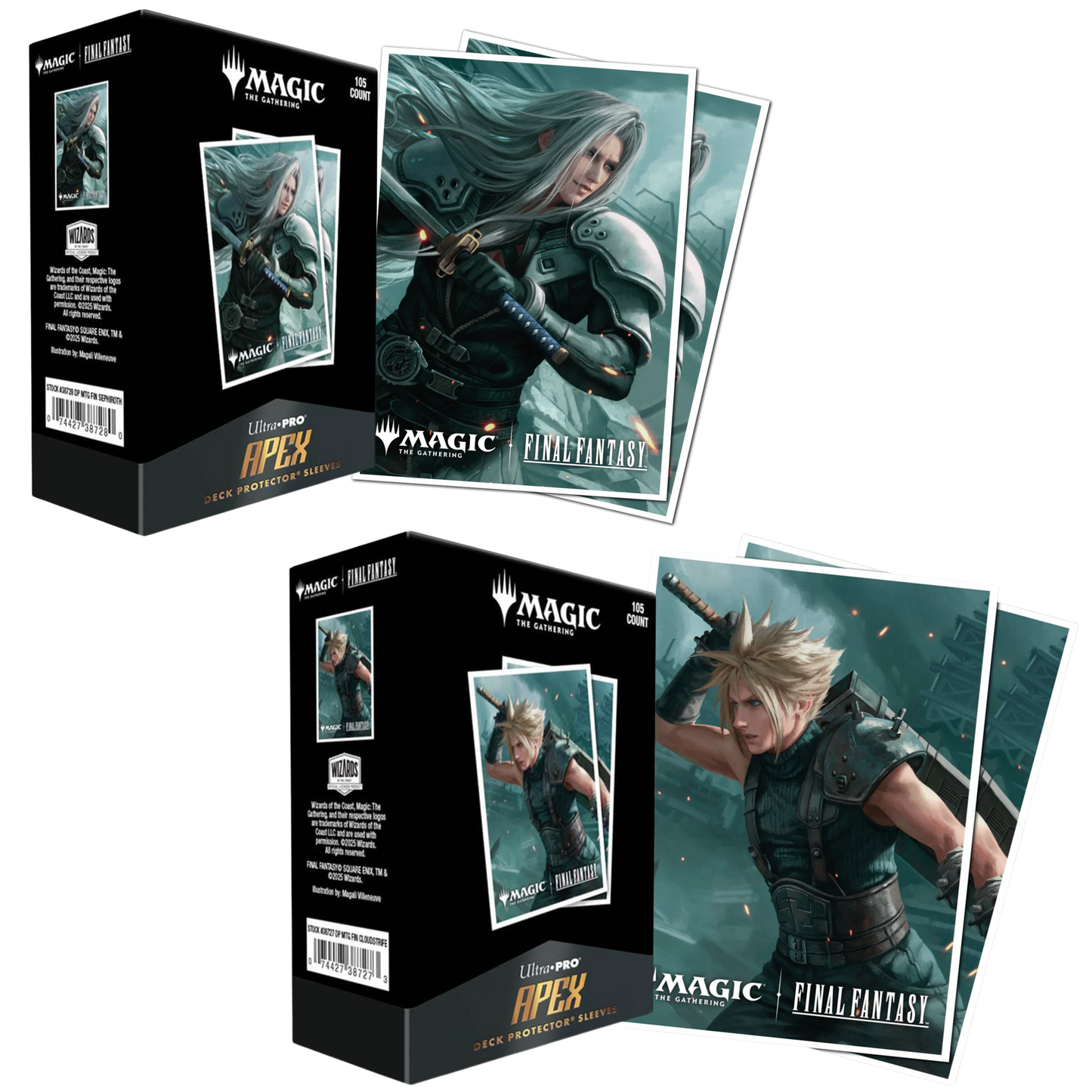 Ultra Pro APEX Deck Protectors - Magic: The Gathering - Final Fantasy Card Sleeves
