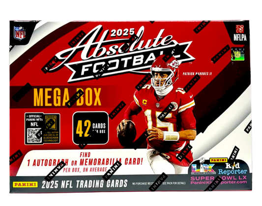 2025 Panini Absolute Football Hobby Mega Box