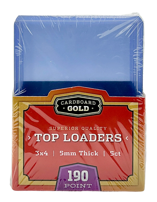 Cardboard Gold: 190-pt Toploaders (5 count)