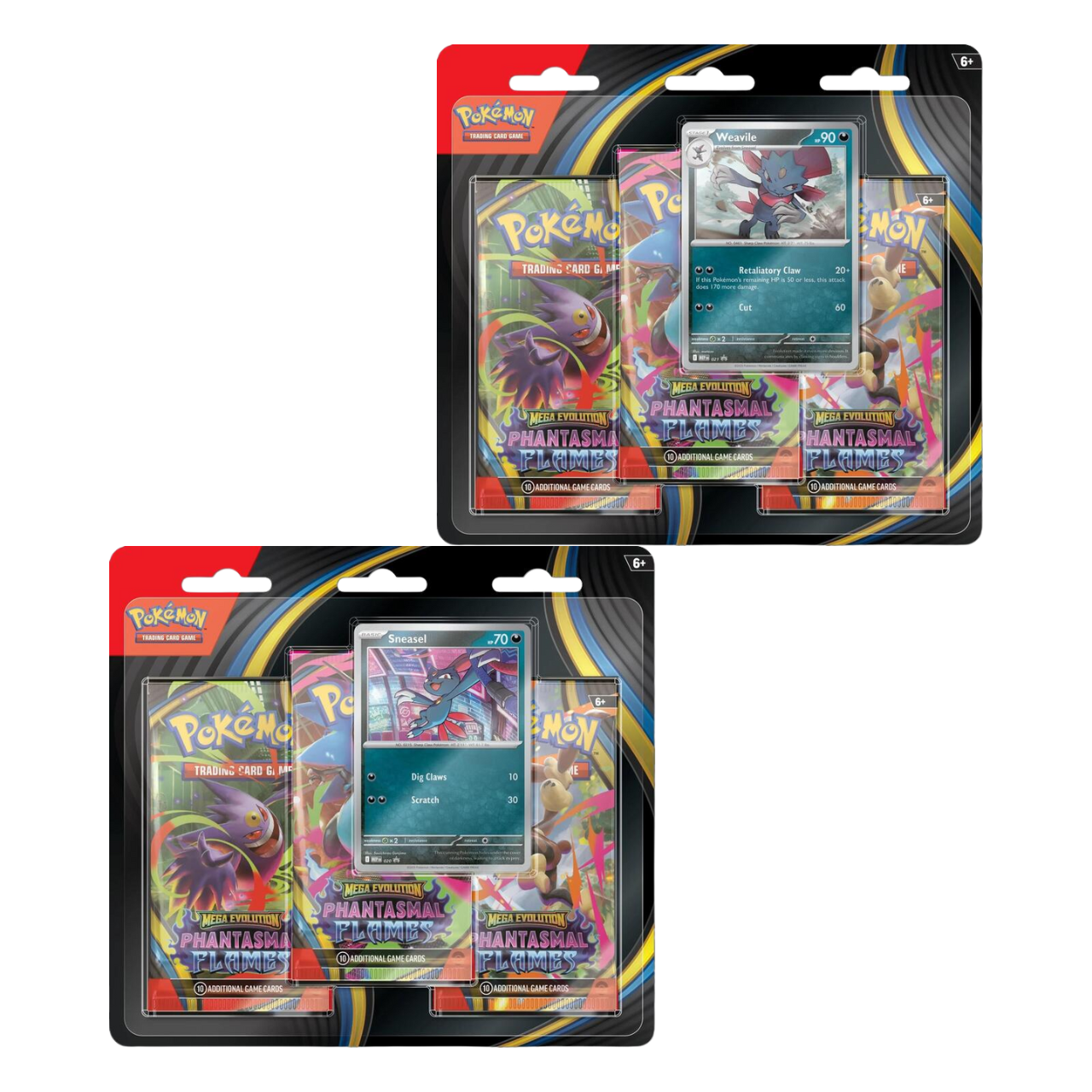 Pokemon Mega Evolution - Phantasmal Flames 3 Pack Blister