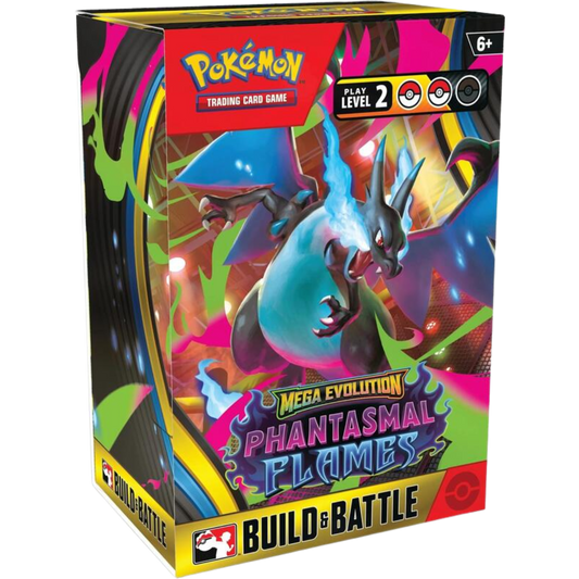 Pokemon Mega Evolution - Phantasmal Flames Build & Battle Box