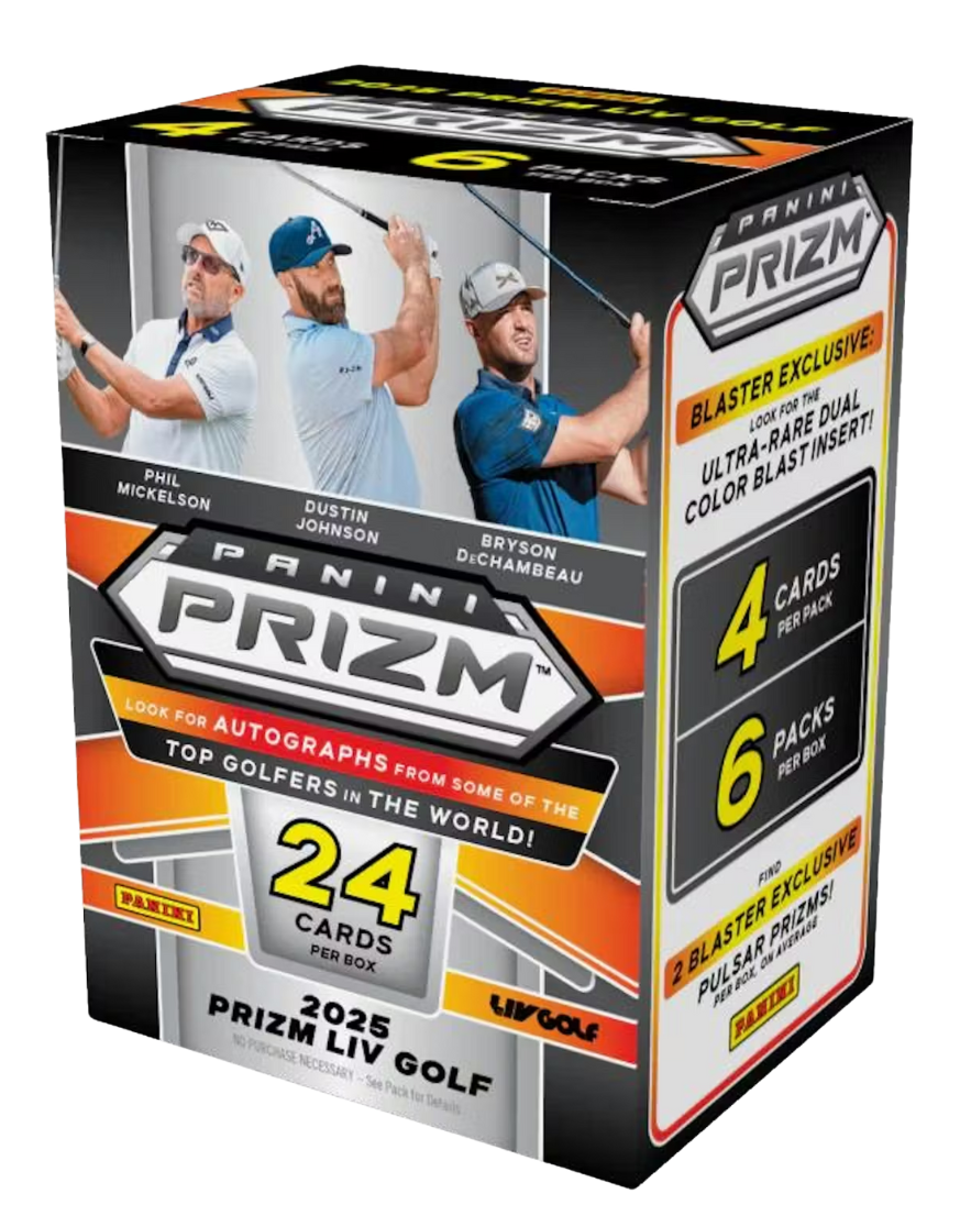 2025 Panini Prizm LIV Golf 6-Pack Blaster Box