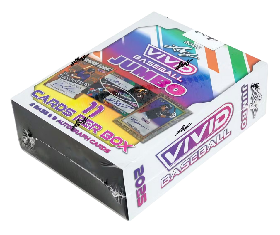 2025 Leaf Vivid Baseball Hobby Jumbo Box