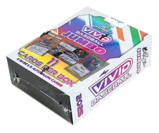 2025 Leaf Vivid Baseball Hobby Jumbo Box