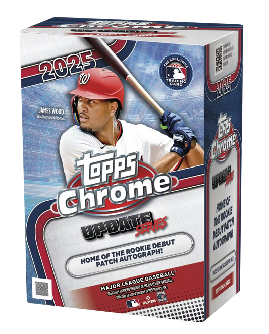2025 Topps Chrome Update Series Baseball 7-Pack Blaster Box