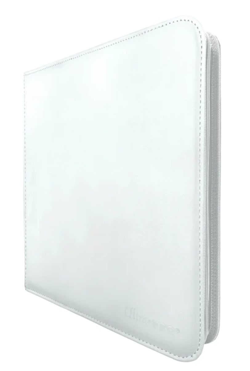 Vivid 9-Pocket Zippered PRO Binder White - Ultra Pro Storage Albums