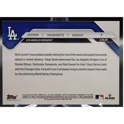 2025 Topps Now  - Yoshinobu Yamamoto Shota Imanaga 2 - Base