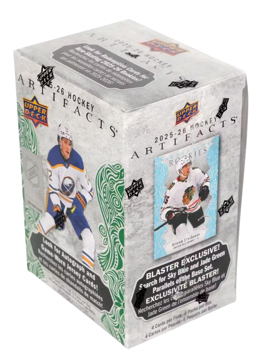 2025-26 Upper Deck Artifacts Hockey 6-Pack Blaster Box