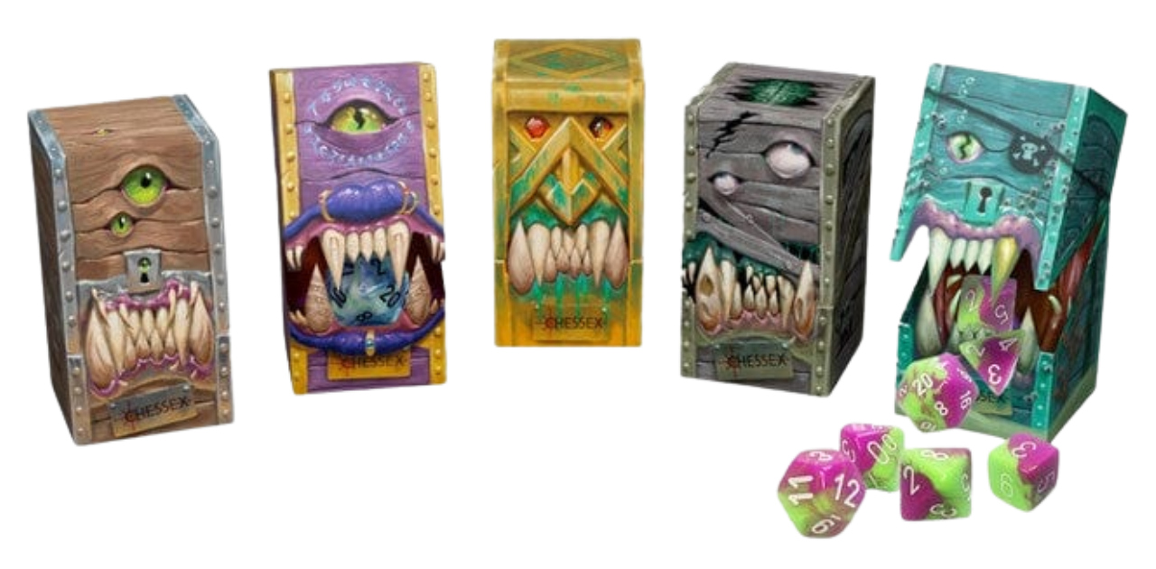 Chessex - Hidden Wonders Assorted 7-Die Polyhedral Set