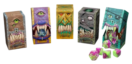 Chessex - Hidden Wonders Assorted 7-Die Polyhedral Set