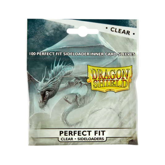 Dragon Shield Sleeves: Clear Perfect Fit Sideloaders (100-Pack)