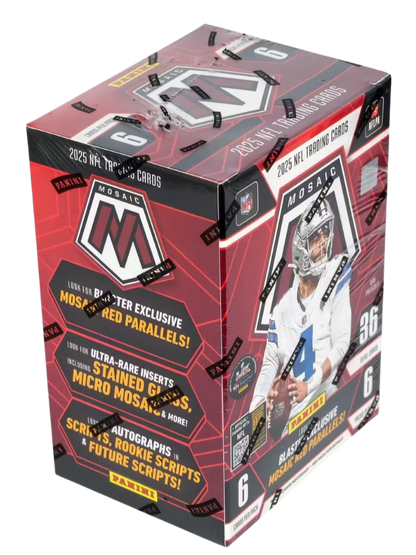 2025 Panini Mosaic Football 6-Pack Hobby Blaster Box