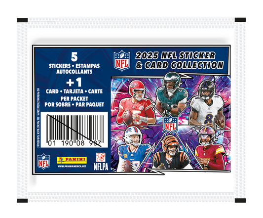 2025 Panini Football Sticker Collection Packet
