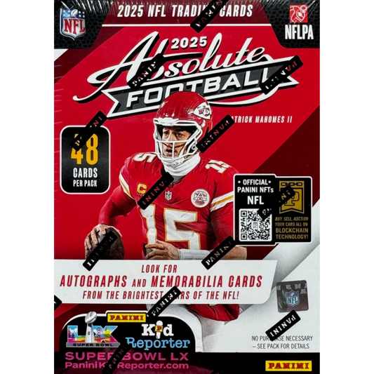 2025 Panini Absolute Football 6-Pack Hobby Blaster Box