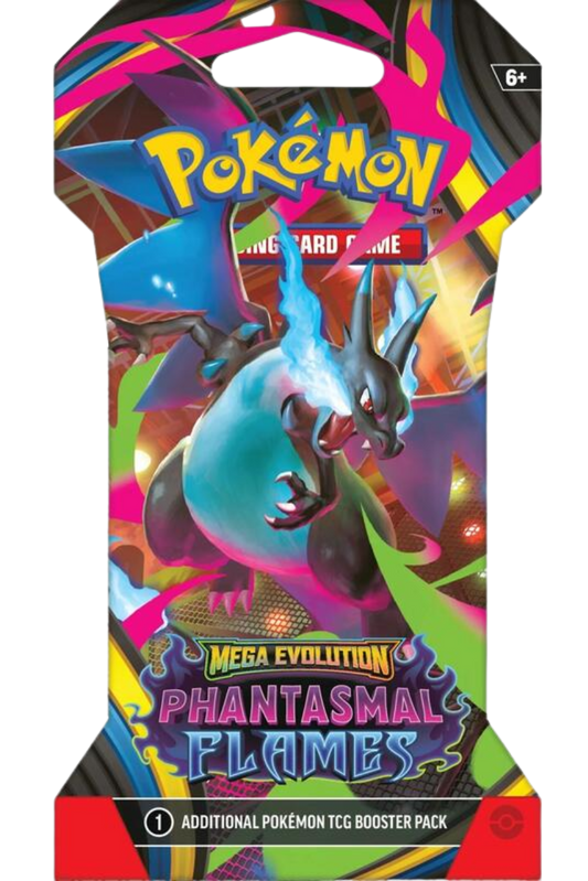 Pokemon Mega Evolution - Phantasmal Flames Sleeved Booster Pack