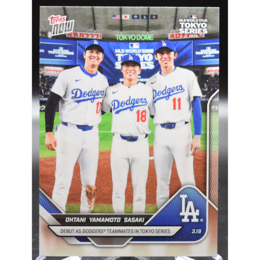 2025 Topps Now  - Yoshinobu Yamamoto Shota Imanaga 2 - Base