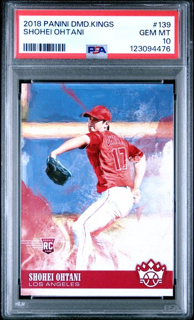 2018 Panini Diamond Kings Baseball - Shohei Ohtani 139 - PSA 10
