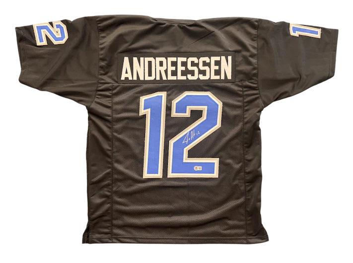 Joe Andreessen Autographed Signed Custom Jersey.  Beckett COA