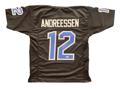 Joe Andreessen Autographed Signed Custom Jersey.  Beckett COA