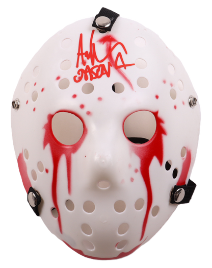 Ari Lehman Autographed Signed "Friday the 13th" Jason Voorhees Mask Inscribed "Jason 1" (Beckett)