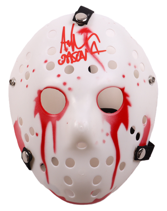 Ari Lehman Autographed Signed "Friday the 13th" Jason Voorhees Mask Inscribed "Jason 1" (Beckett)