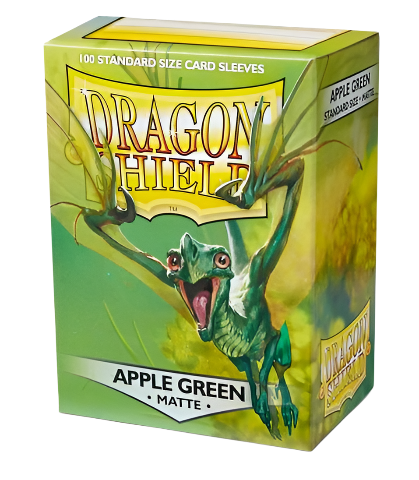 Dragon Shield Sleeves: Apple Green Matte (Box Of 100)