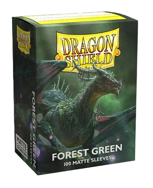 Dragon Shield Sleeves: Forest Green Matte (Box Of 100)