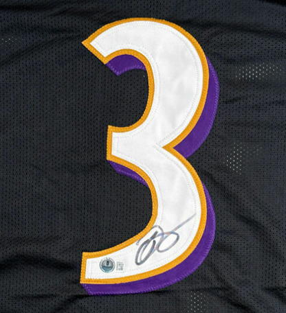 Odell Beckham Jr Autographed Signed Ravens Football Jersey (Beckett)