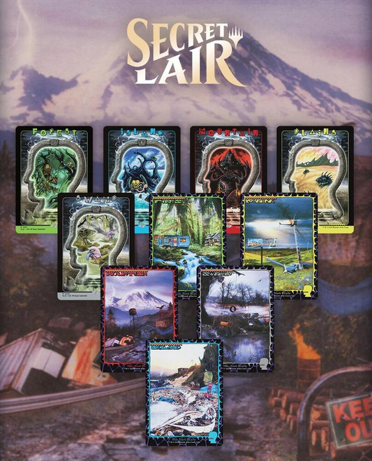 Secret Lair Drop: Secret Lair x Brain Dead: Lands - Rainbow Foil Edition - Secret Lair Drop Series (SLD)