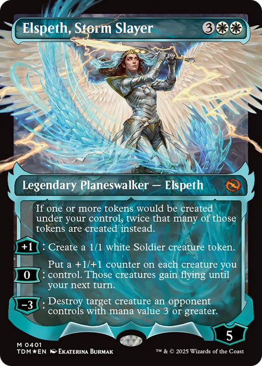Elspeth, Storm Slayer (Showcase) - Tarkir: Dragonstorm (TDM)