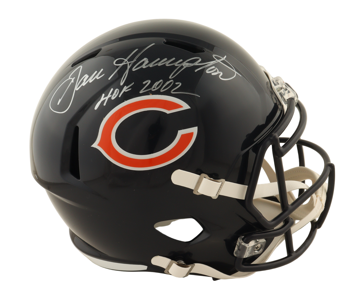 Dan Hampton (HOF) Autographed Signed Full Size Riddell Replica Helmet (Schwartz Sports)