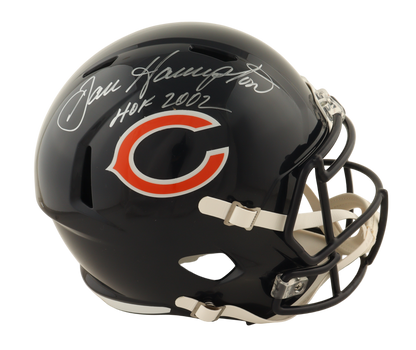 Dan Hampton (HOF) Autographed Signed Full Size Riddell Replica Helmet (Schwartz Sports)