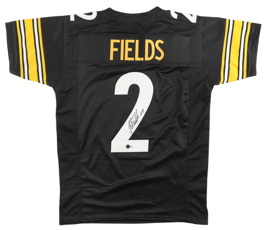 Justin Fields Autographed Signed Custom Jersey - Beckett Certified