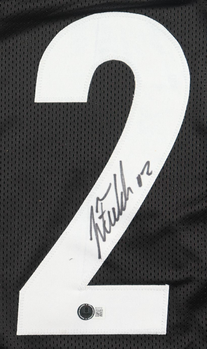 Justin Fields Autographed Signed Custom Jersey - Beckett Certified