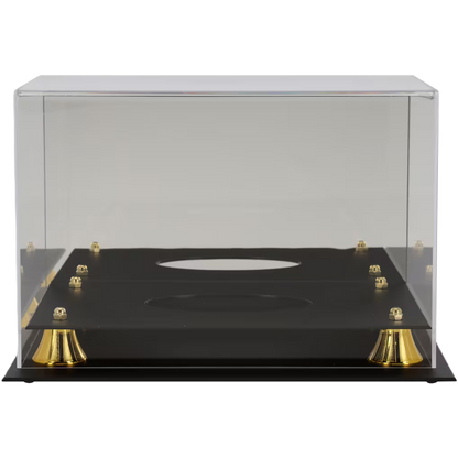 Puka Nacua Autographed Rams NFL Authentic Logo Football (Beckett) With Acrylic Case