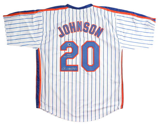 Howard Johnson Mets HOF Autographed Signed Custom Jersey