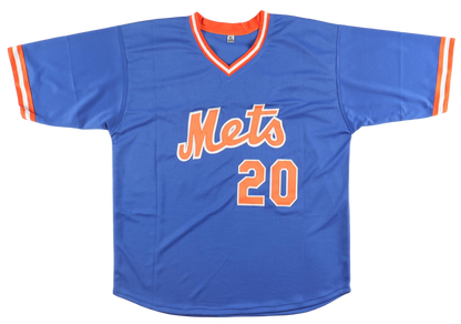 Howard Johnson Mets HOF Autographed Signed Custom Jersey