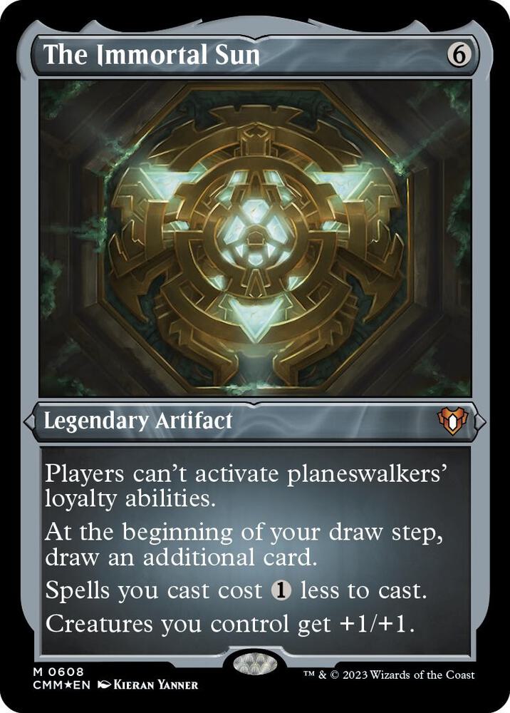 The Immortal Sun (Foil Etched) - Commander Masters (CMM)