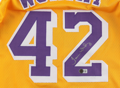 James Worthy Signed Autographed Custom Jersey (Beckett)