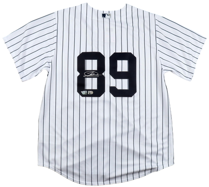 Jasson Dominguez Autographed Jersey JSA Authenticated (MLB & Fanatics)