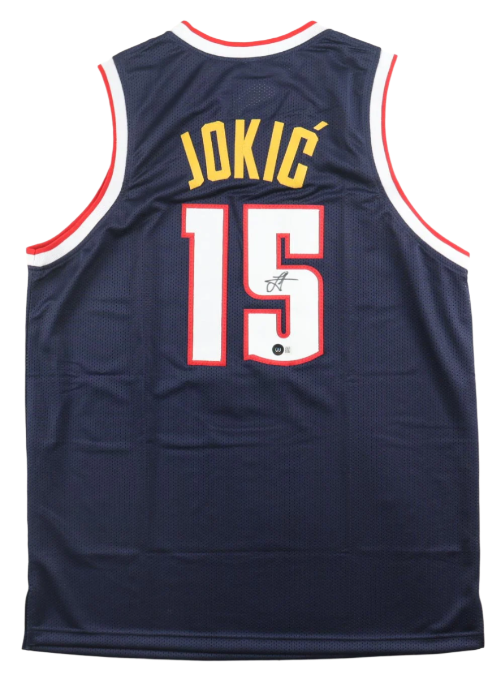Nikola Jokic Signed Autographed Custom Jersey (Beckett)