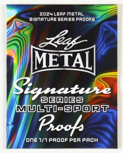 2024 Leaf Metal Multi-Sport Proofs 1/1 Proof Per Pack