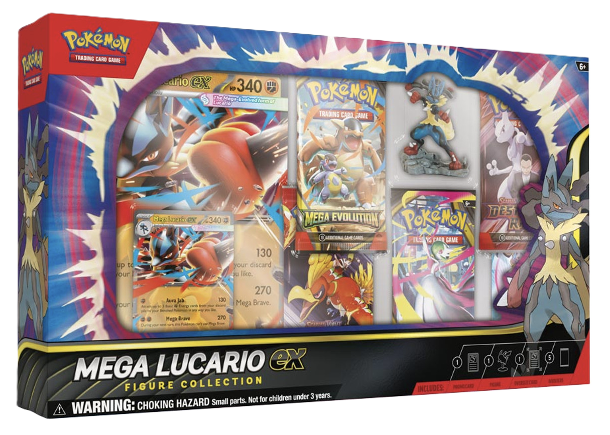 Pokemon TCG: Mega Lucario ex Figure Collection