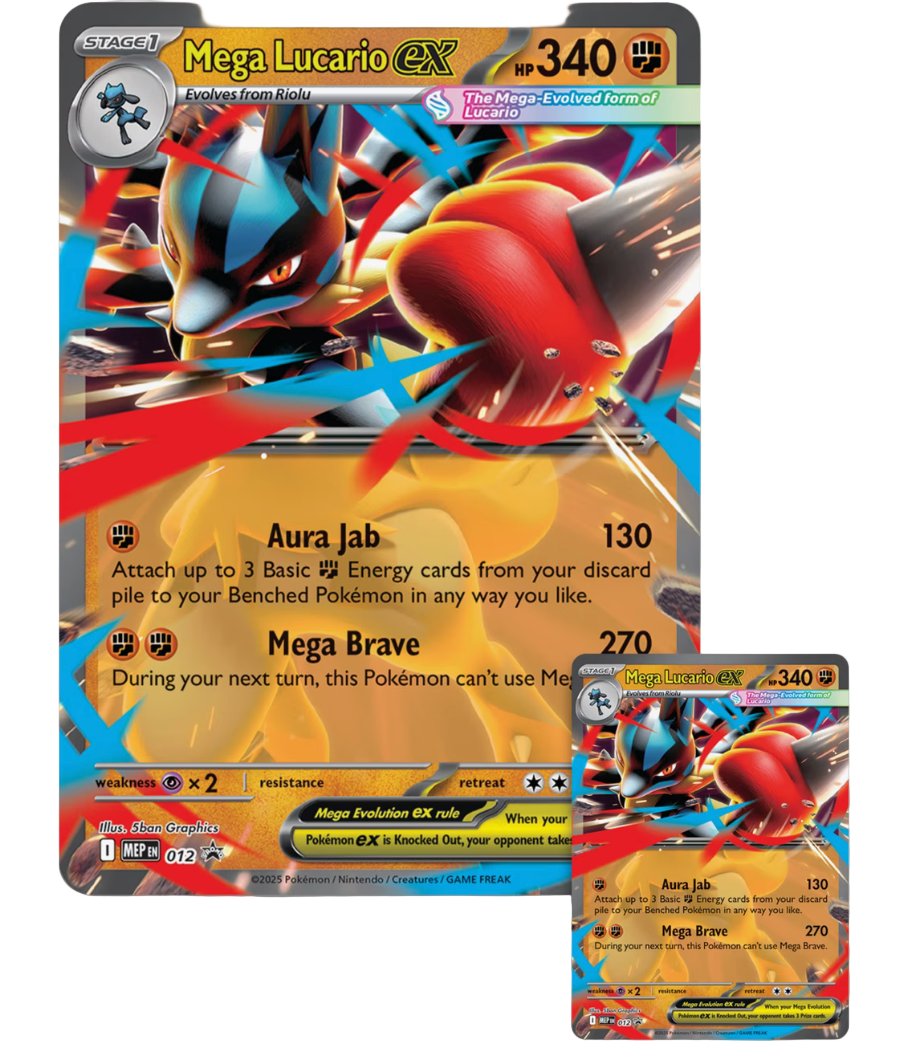 Pokemon TCG: Mega Lucario ex Figure Collection