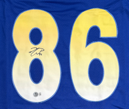 Colby Parkinson Autographed Signed Custom Jersey -  Beckett