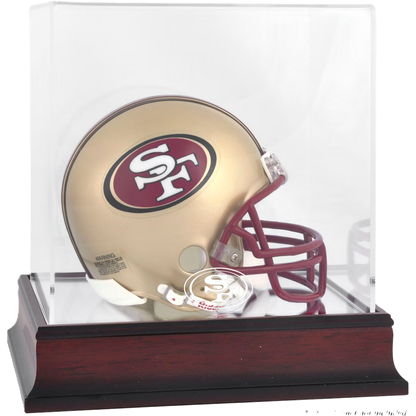 Brock Purdy Autographed Fanatics Authentic Riddell Speed Mini Helmet with Deluxe SF Case (